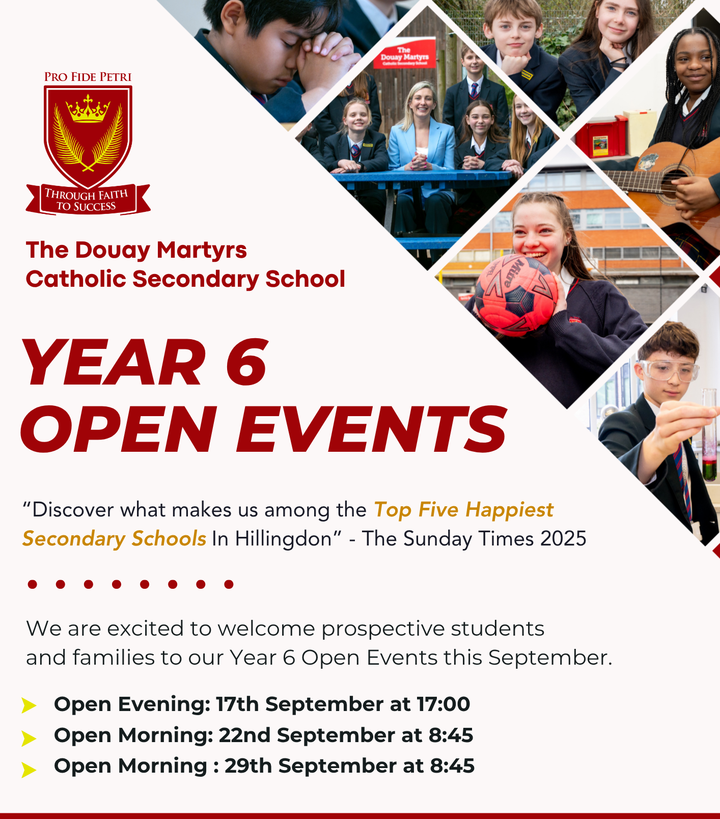 Year 6 Open Evenings